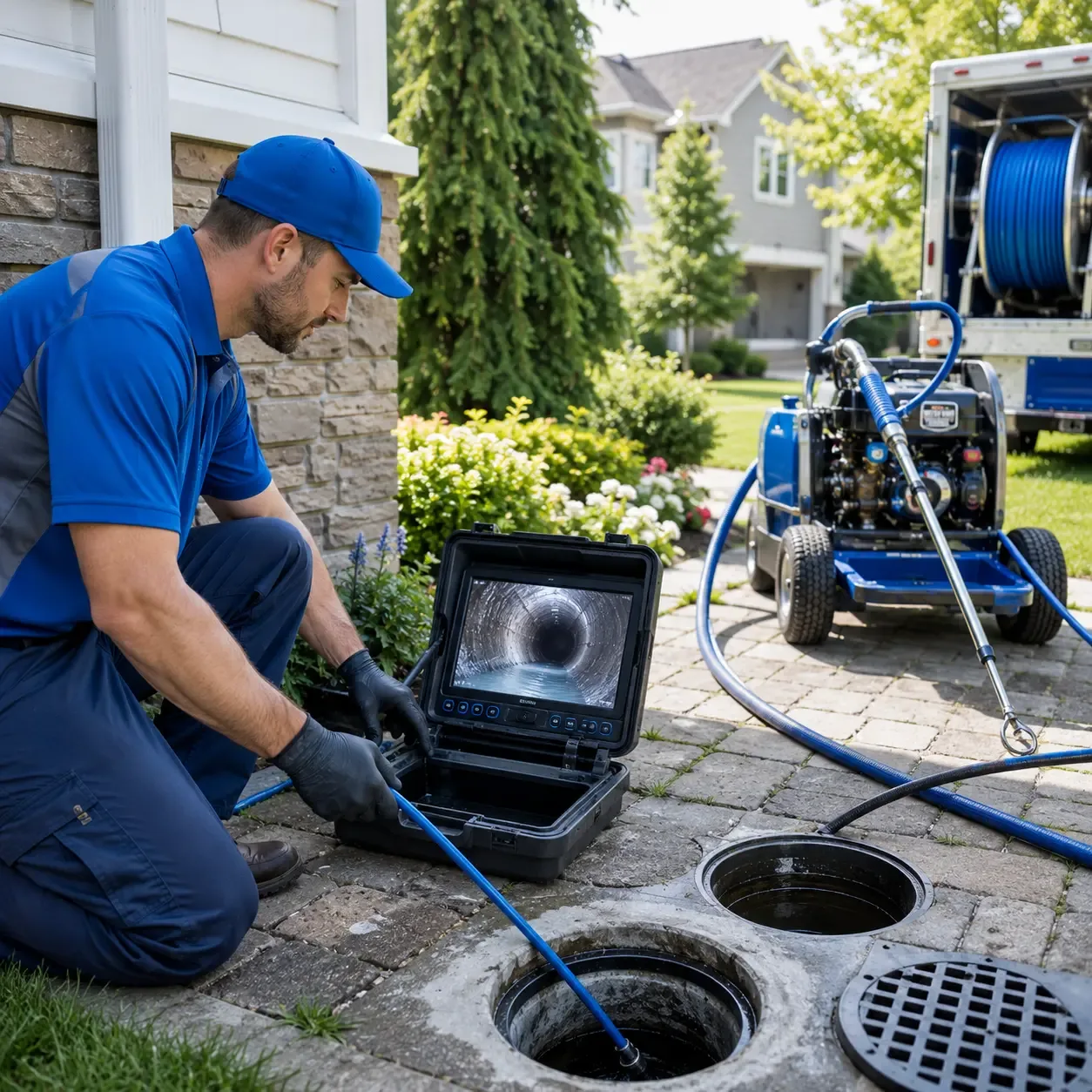 Outdoor drain cleaning professionals serving Island Falls, ME